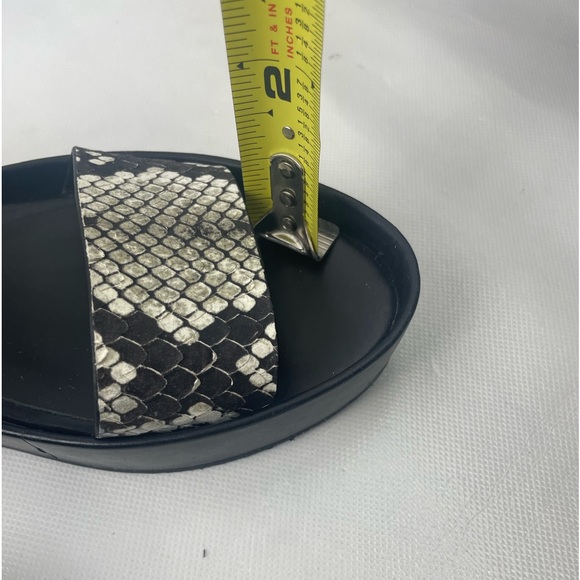 VINCE "Marett" Snake-Embossed Platform Sandals SZ 7 - Picture 13 of 14